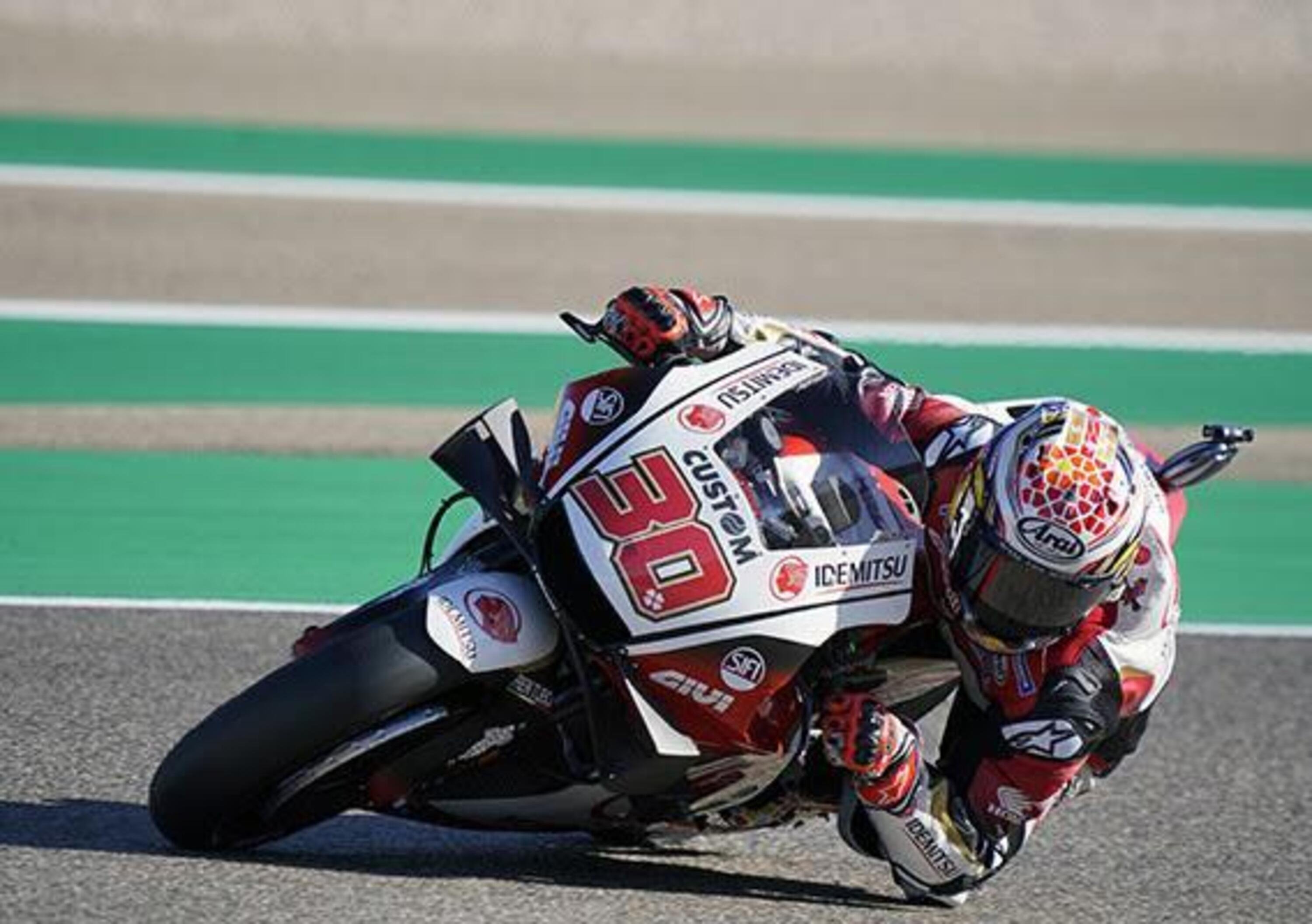 MotoGP, Nakagami la &quot;punta&quot; Honda nei test