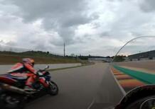 Lo youtuber sull’R6 che ha provato a seguire Stefan Bradl (su CBR 1000 RR-R SP) in pista [VIDEO VIRALE]