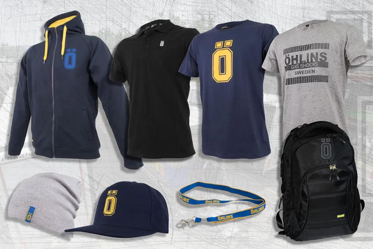 Nuova linea abbigliamento e accessori Öhlins Racing