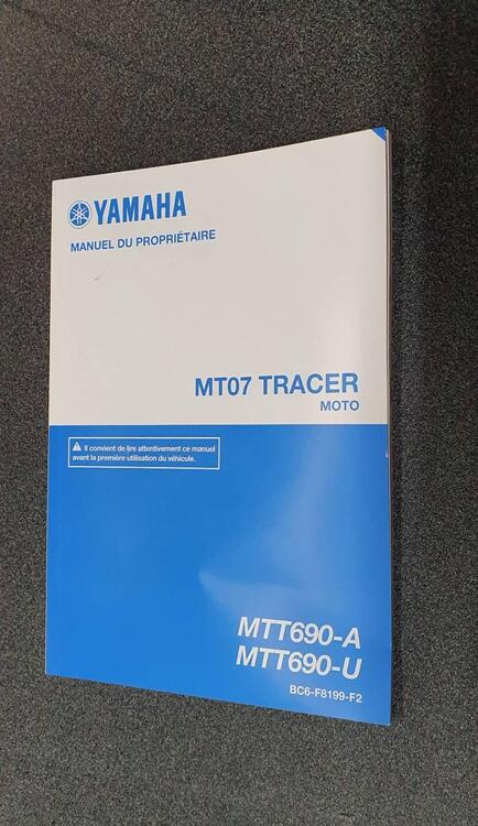 USO E MANUTENZIONE MANUALE YAMAHA MT07 TRACER 700