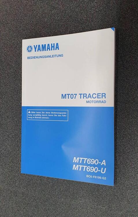 USO E MANUTENZIONE MANUALE YAMAHA MT07 TRACER 700