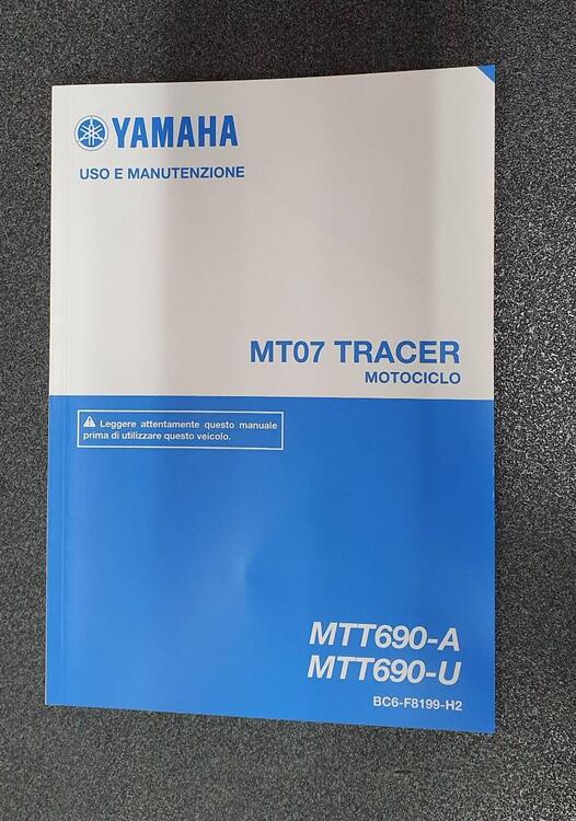 USO E MANUTENZIONE MANUALE YAMAHA MT07 TRACER 700