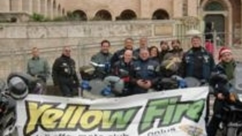Yellow Fire, il motoclub della Guardia di Finanza