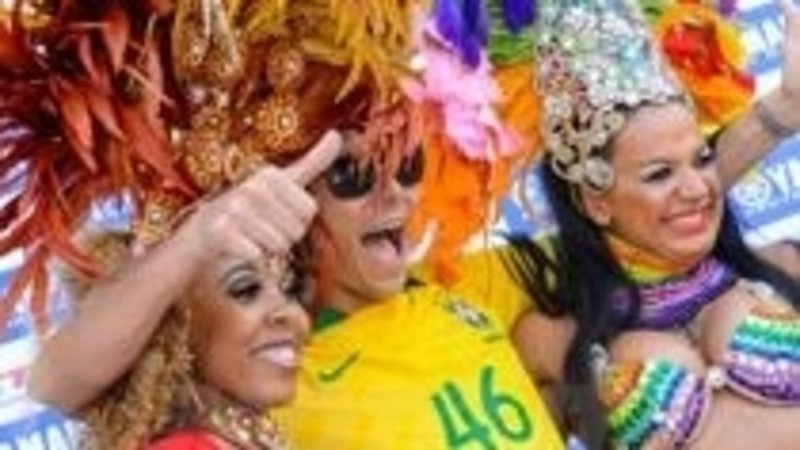 Rossi festeggia in Brasile 