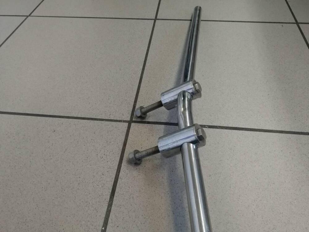 MANUBRIO DIAMETRO 25 PER SHADOW 600 E MARAUDER 800 home made (4)