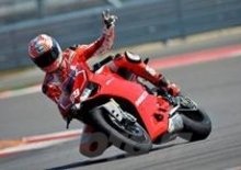 Nicky Hayden e Ben Spies in pista ad Austin con la Ducati 1199 Panigale R