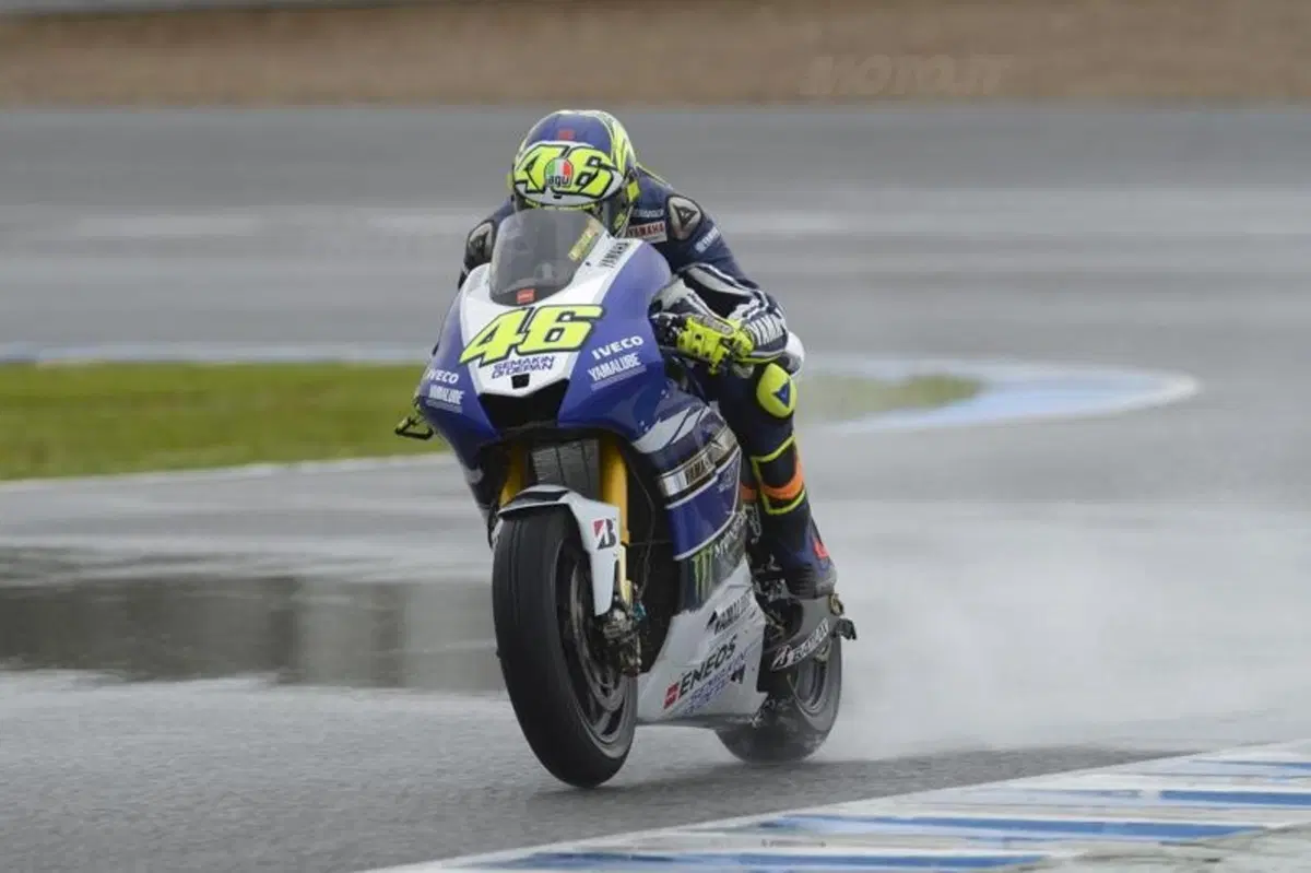 Test Jerez, Rossi: "Solo in gara si vedrà il potenziale sull'acqua"
