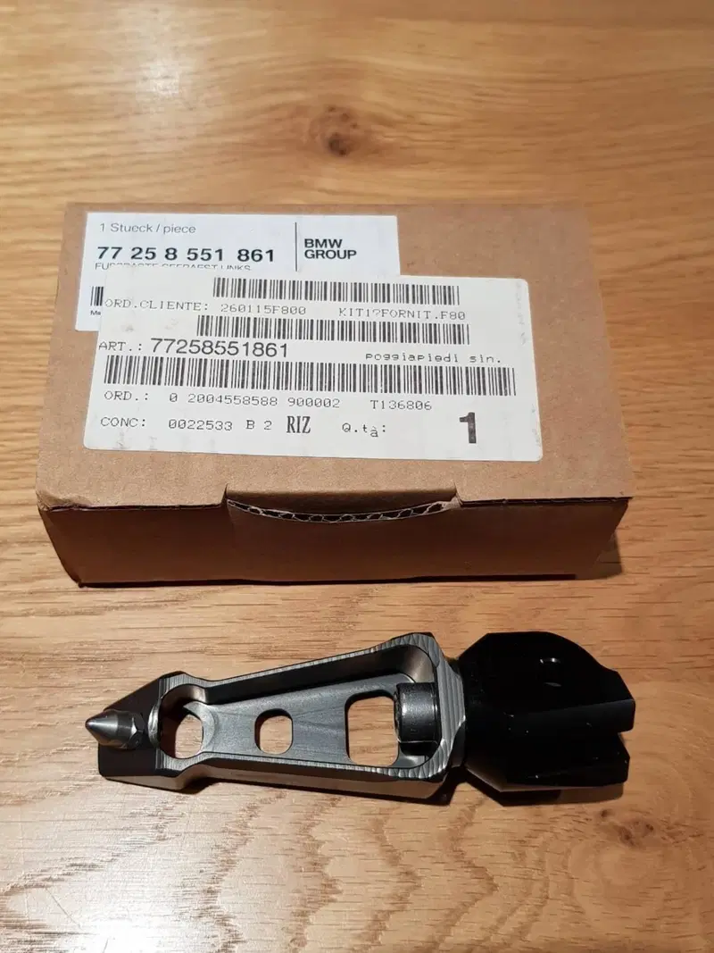 Poggiapiedi sinistro HP fresato BMW (3)