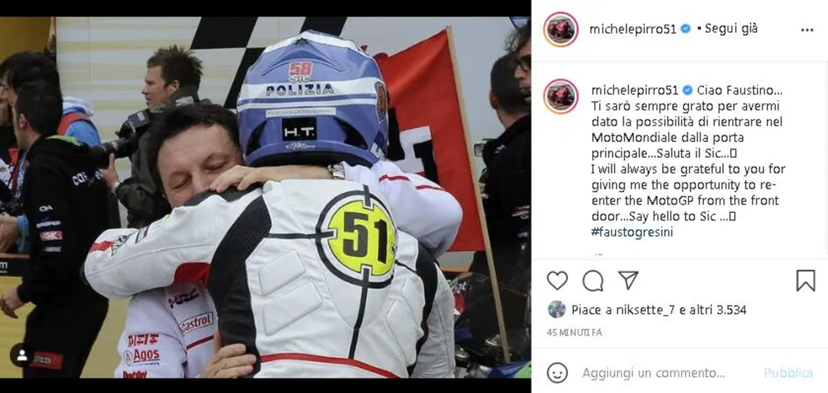 Addio a Fausto Gresini: le reazioni del motorsport (4)