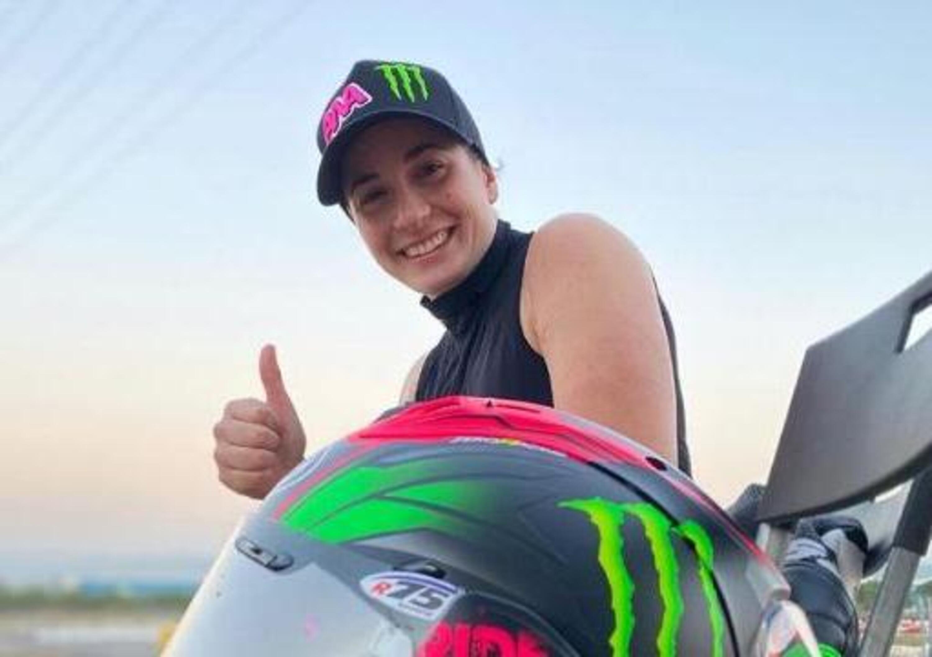 SBK: Ana Carrasco torna sulla sua Kawasaki Ninja per i test del Montmel&ograve;