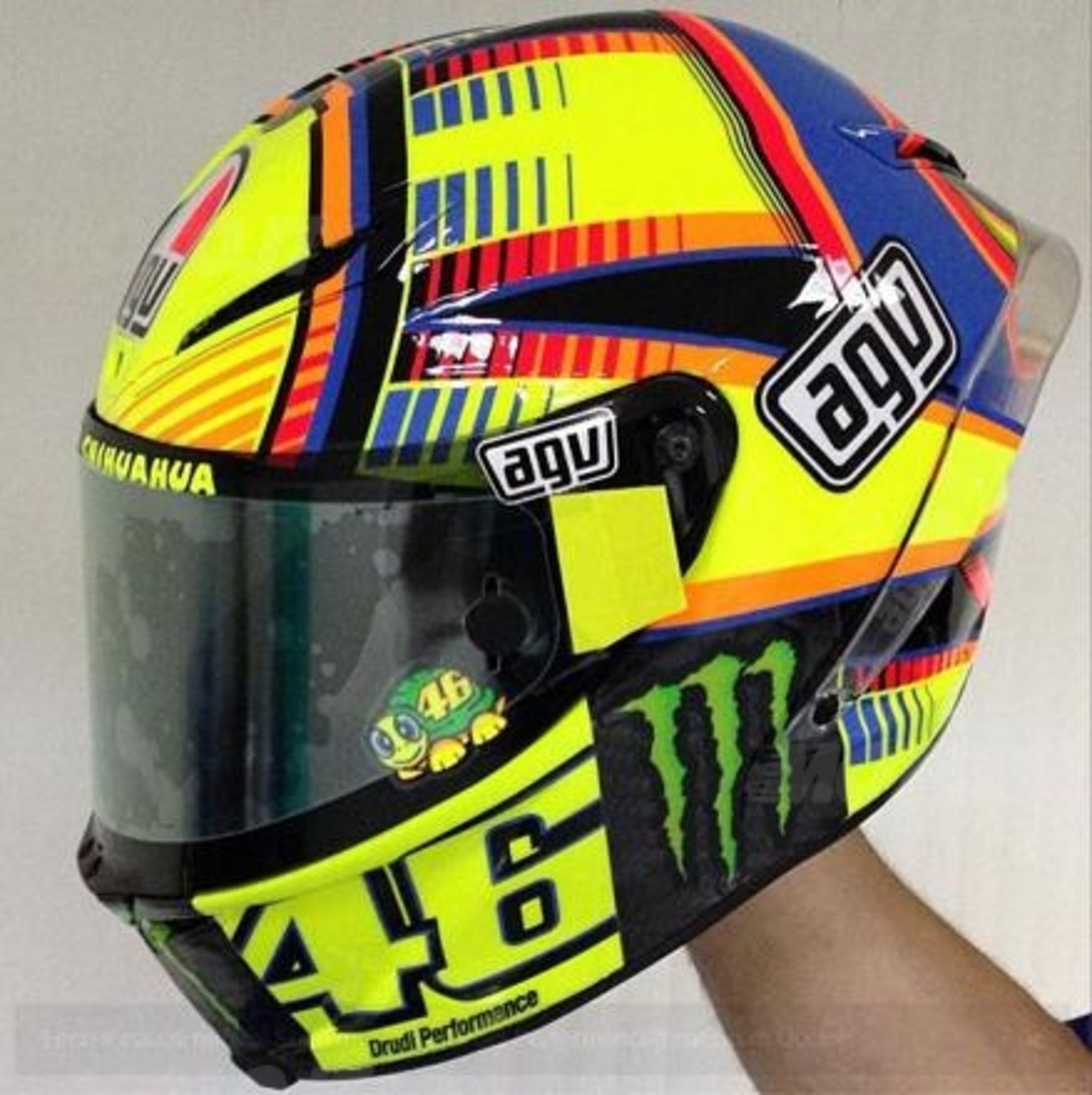 Ecco il nuovo casco di Valentino Rossi 