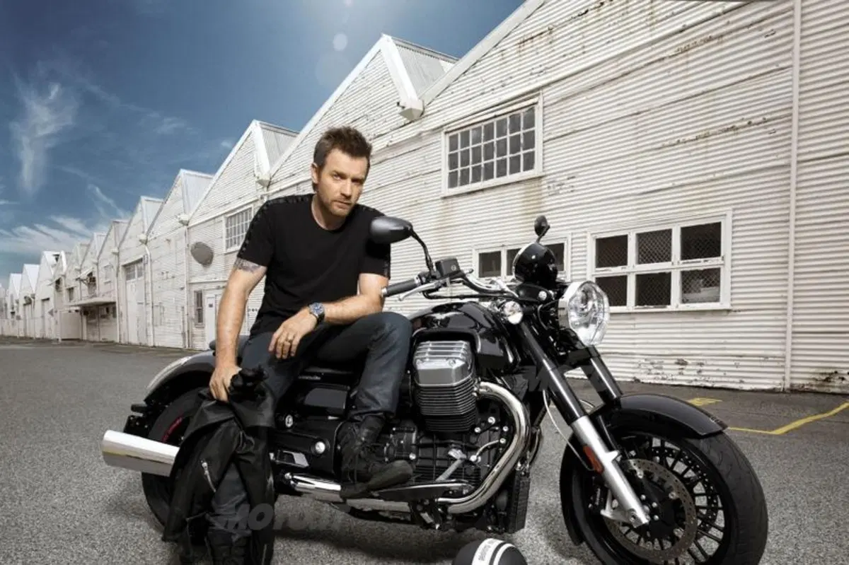 Ewan McGregor testimonial Moto Guzzi California 1400
