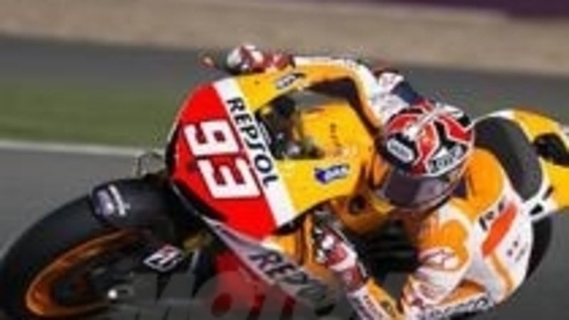 MotoGP. Marquez chiude davanti a tutti le libere del GP del Qatar