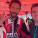 Keanu Reeves e Michael Dunlop insieme in pista, in California, sulle italianissime MV