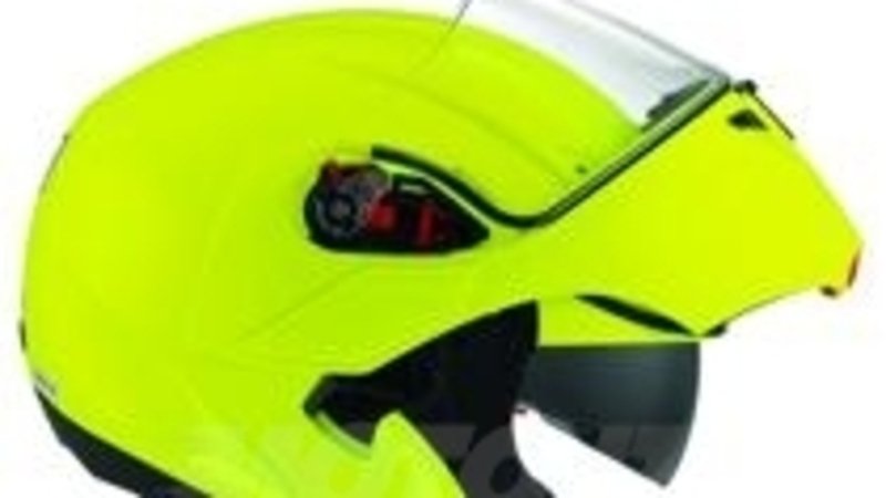 Nuovo casco modulare AGV Numo: sicurezza fluo
