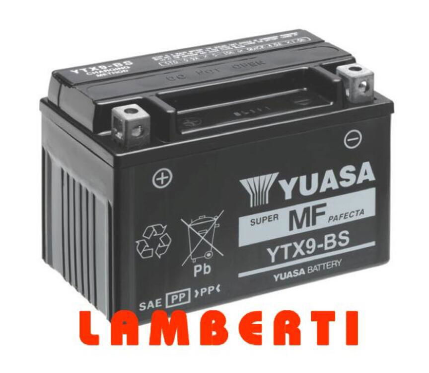 BATTERIA ORIGINALE YUASA YTX9-BS GARELLI TIESSE 50