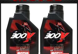 2LT DUE LITRI 2 LT OLIO MOTORE MOTUL 300V 300V 5W4 