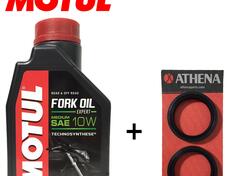 KIT PARAOLIO E OLIO FORCELLA MOTUL 10W PIAGGIO BEV Athena