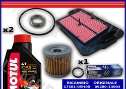 KIT TAGLIANDO ORIGINALE FILTRO ARIA OLIO 7100 10W4 