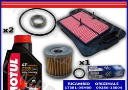 KIT TAGLIANDO ORIGINALE FILTRO ARIA OLIO 7100 20W5 