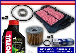 KIT TAGLIANDO ORIGINALE FILTRO ARIA OLIO 5100 10W4 