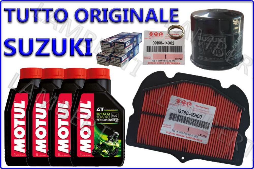 KIT TAGLIANDO ORIGINALE FILTRO ARIA OLIO 5100 10W4 