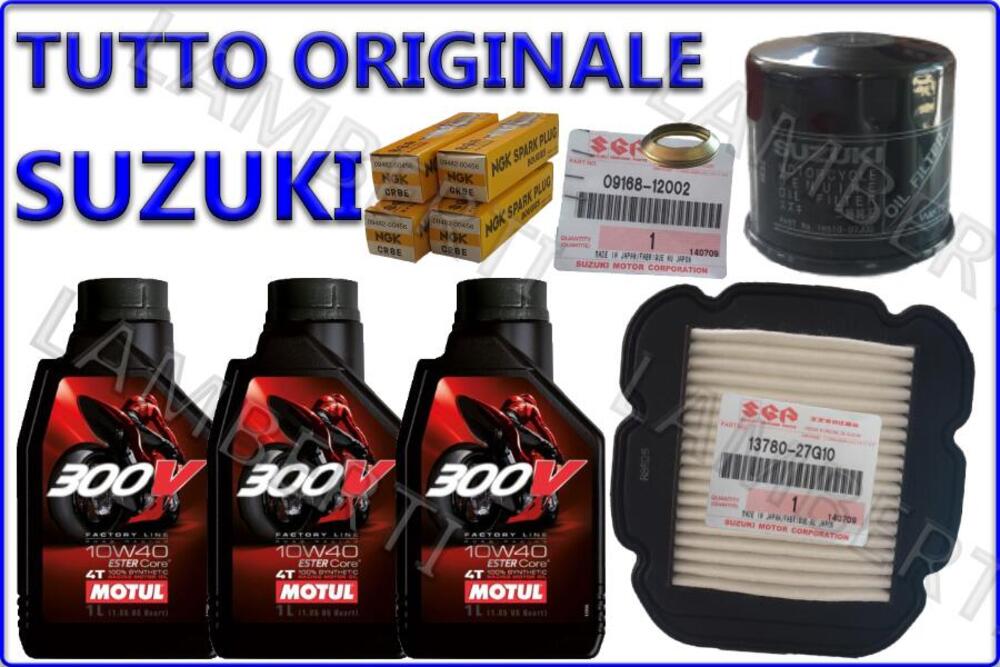 KIT TAGLIANDO ORIGINALE FILTRO ARIA OLIO 300V 10W4 