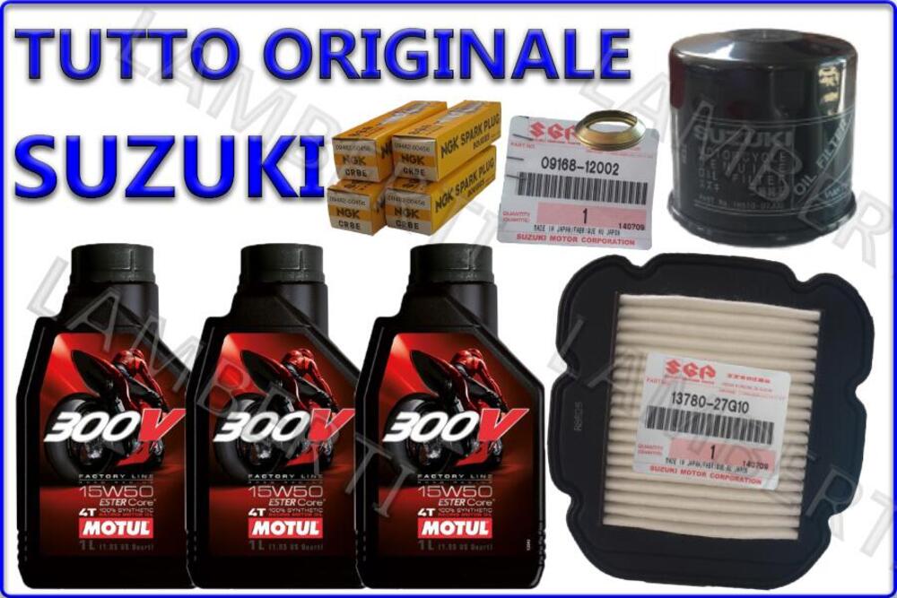 KIT TAGLIANDO ORIGINALE FILTRO ARIA OLIO 300V 15W5 