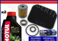 KIT TAGLIANDO ORIGINALE FILTRO ARIA OLIO 5100 10W3 