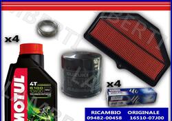 KIT TAGLIANDO ORIGINALE FILTRO ARIA OLIO 5100 10W3 