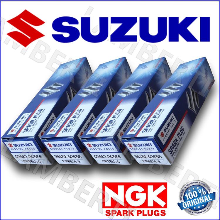 KIT 4 CANDELE ORIGINALI NGK CR8EIA-9 SUZUKI GSXR G 