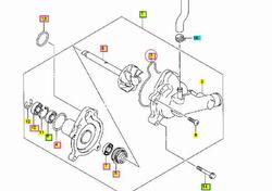 O'RING COPERCHIO POMPA ACQUA SUZUKI BURGMAN 650 20 