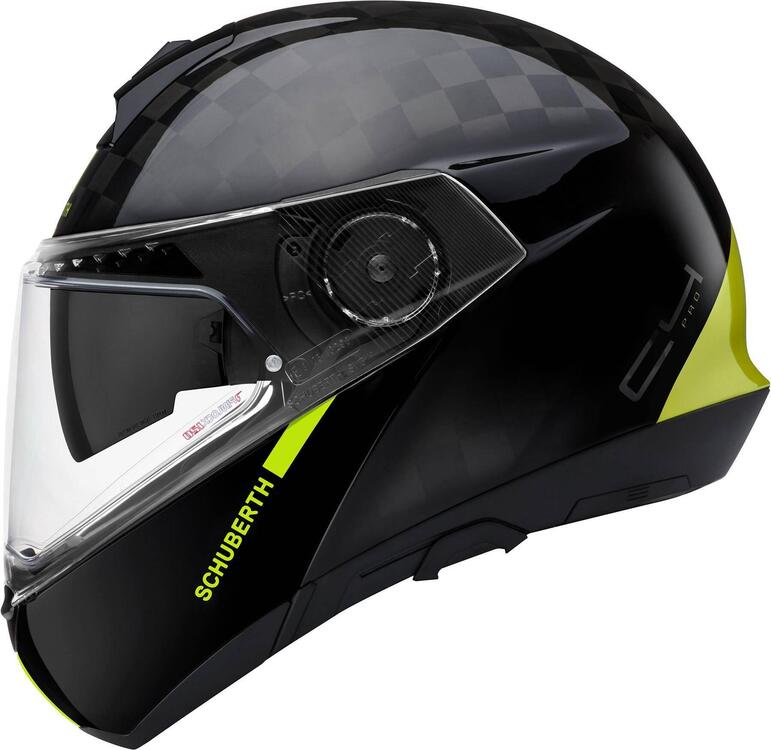 CASCO C4 PRO CARBON FUSION YELLOW Schuberth Helmets