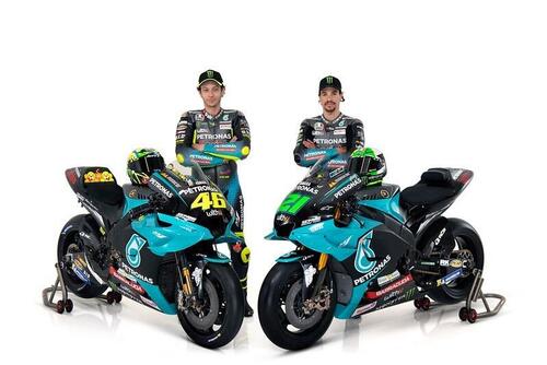 MotoGP. Valentino Rossi, Franco Morbidelli e la presentazione del Petronas Yamaha SRT  [GALLERY]