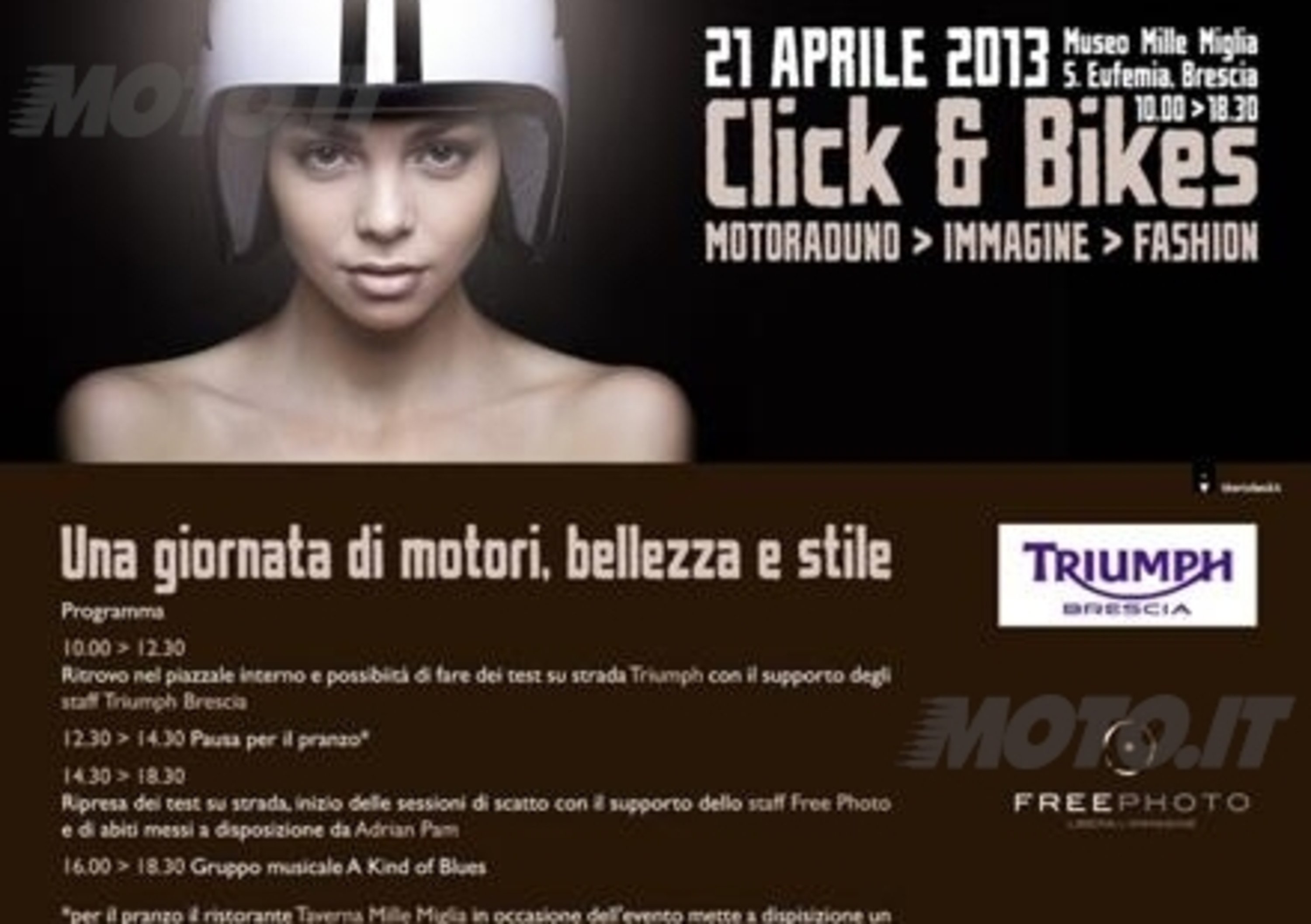 Click &amp; Bikes con Triumph Brescia