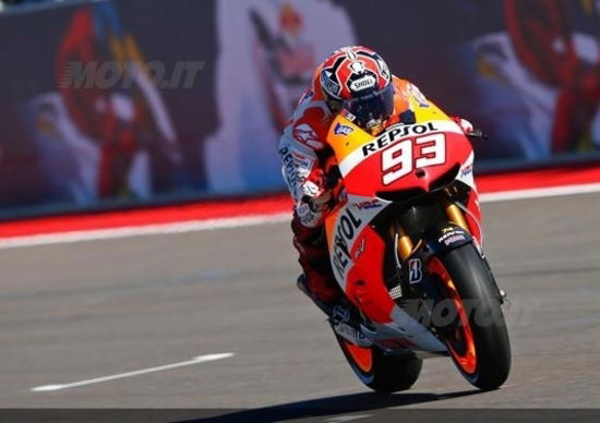 MotoGP. Marquez conquista la pole ad Austin. Rossi 8°