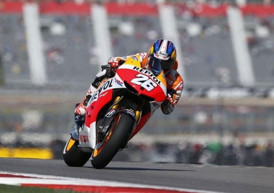 MotoGP Austin. Pedrosa è il più veloce nel Warm Up, Rossi 6°