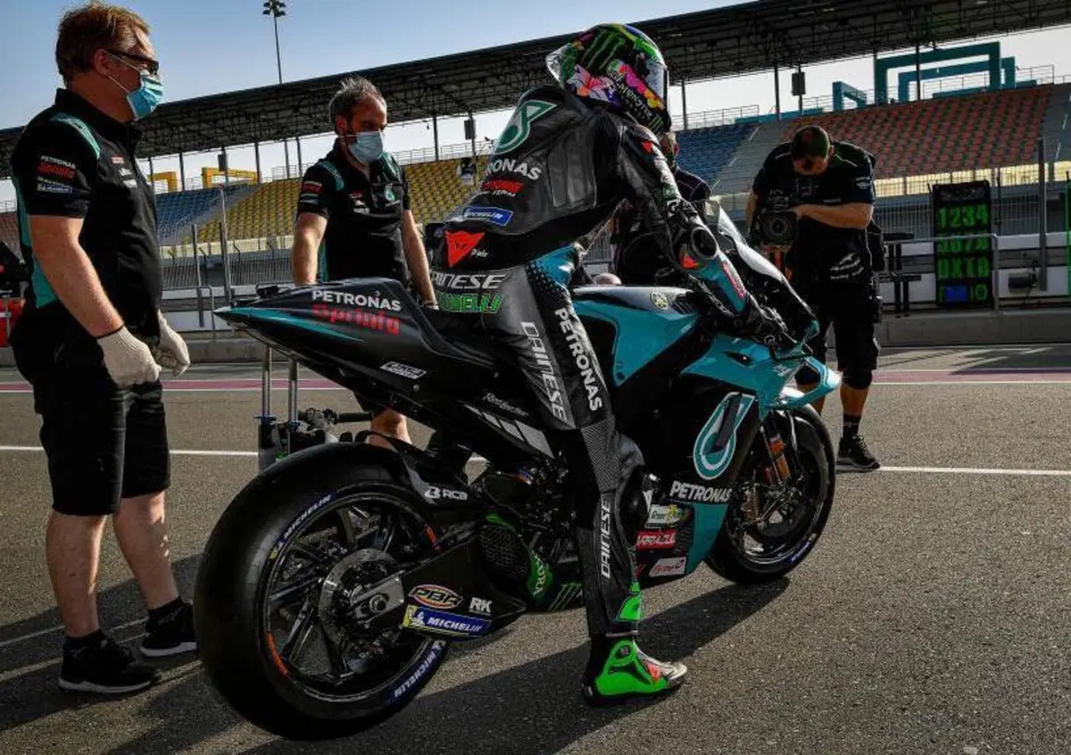 MotoGP 2021. Test Qatar, Day 1. Franco Morbidelli: "La moto &egrave; migliorata"