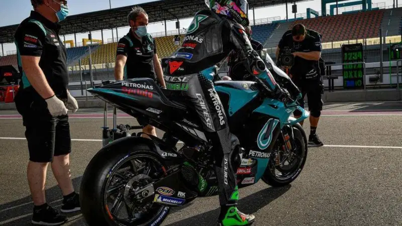 MotoGP 2021. Test Qatar, Day 1. Franco Morbidelli: "La moto &egrave; migliorata"