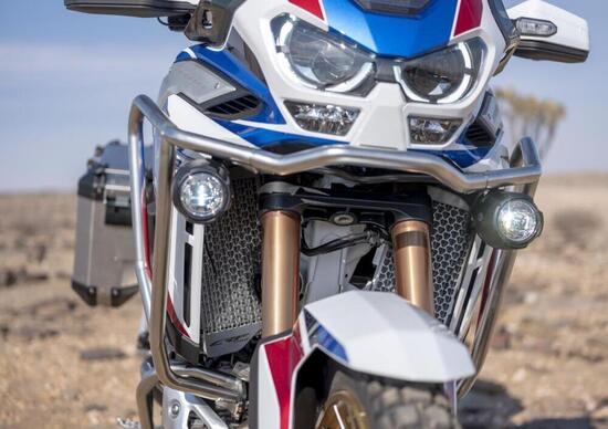 Honda deposita un brevetto per il radar sull'Africa Twin