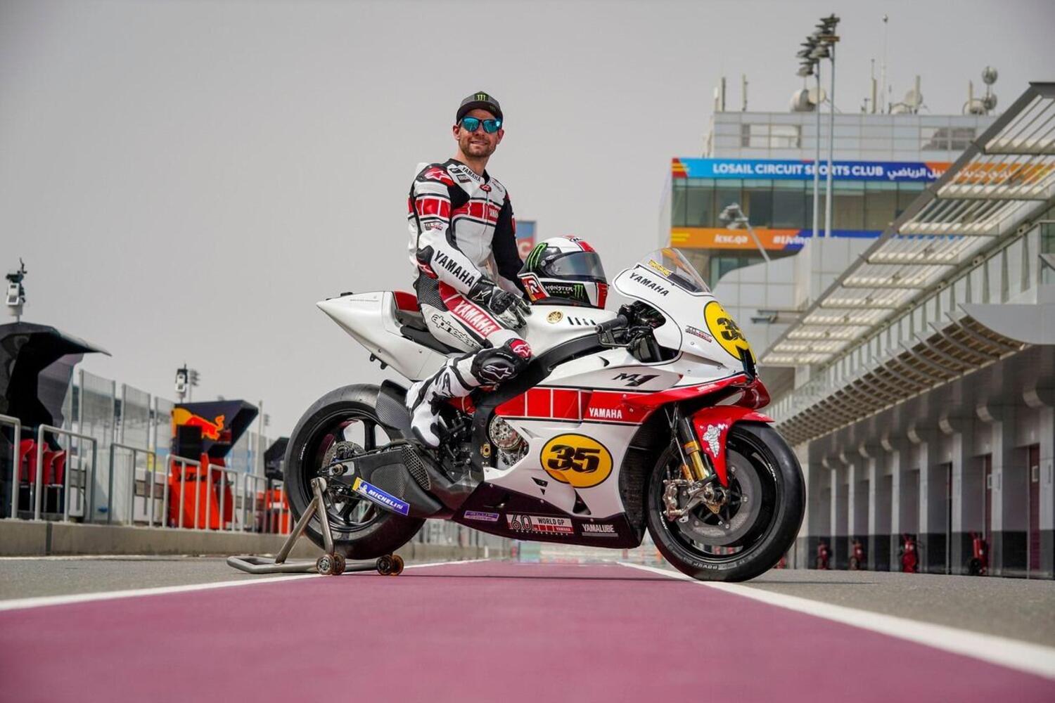 MotoGP. Crutchlow in pista con la M1 60° Anniversary