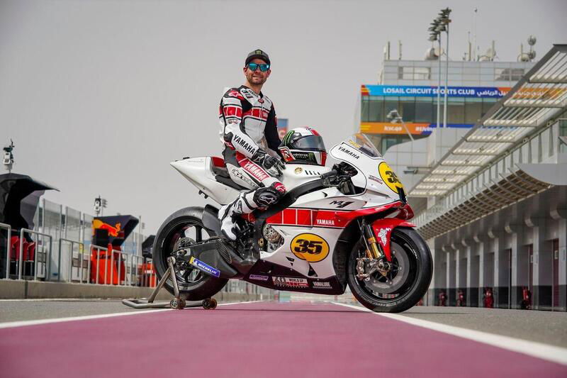 MotoGP. Crutchlow in pista con la M1 60&deg; Anniversary