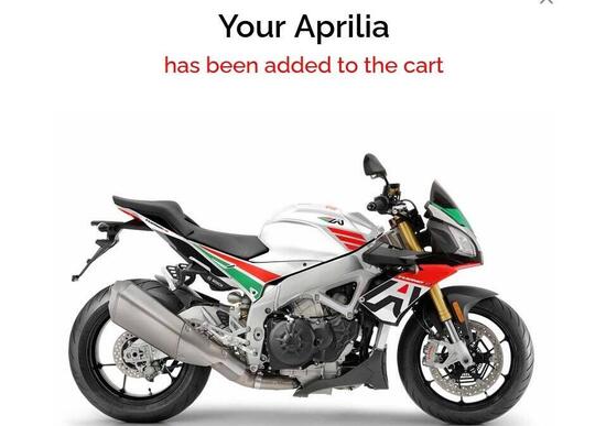 Aprilia USA lancia una piattaforma e-commerce 