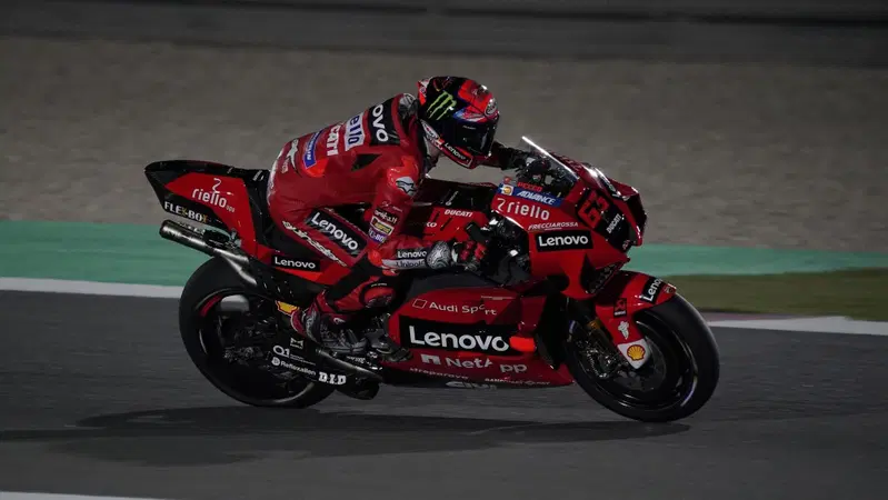 MotoGP 2021. Test Qatar/2, Day 1. Pecco Bagnaia: "Sensazioni positive"