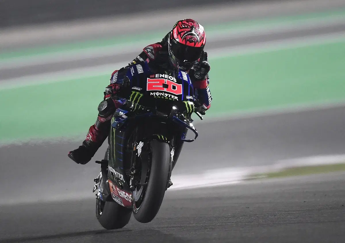 MotoGP 2021. Test Qatar/2, Day 1. Fabio Quartararo: "Ho fatto uno dei migliori giri della mia vita"