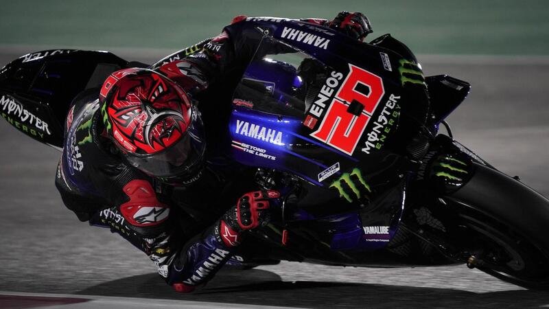 MotoGP 2021. Test Qatar/2, Day 4. Fabio Quartararo: &quot;Veloce anche con gomma usata&quot;
