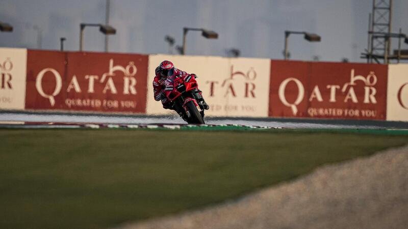 MotoGP 2021. Test Qatar, Day 5. Pecco Bagnaia: &quot;In Qatar sfida Ducati/Yamaha/Suzuki&quot;