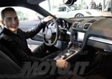 Jorge Lorenzo: al volante della Porsche Cayman a Barcellona  