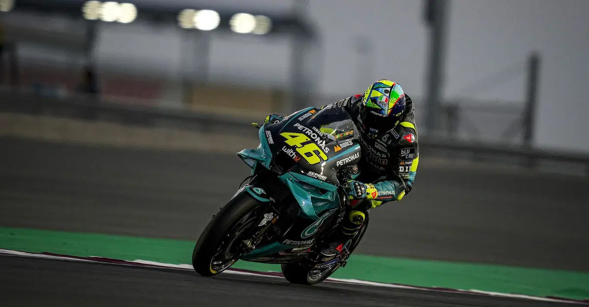 MotoGP 2021. Test Qatar, Day 5. Valentino Rossi: "Mi trovo molto bene con la squadra"