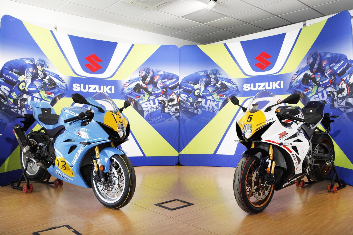 Suzuki GSX-R Legend Edition, due esemplari per Lucchinelli e Uncini